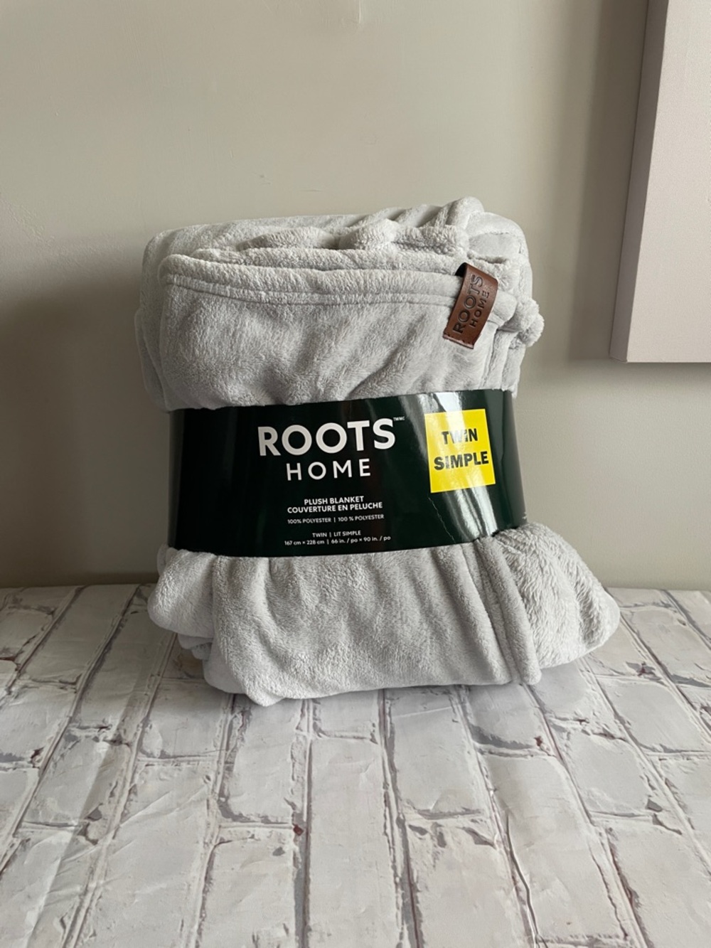 Roots Twin Sized Soft Fleece Blanket